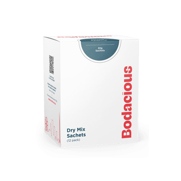 Bodacious Dry mix Sachet box - 6 flavours