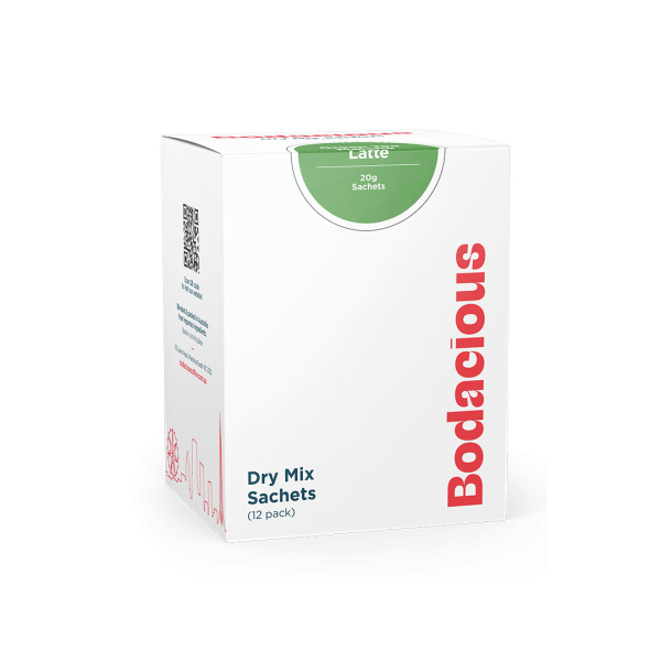 Bodacious Dry mix Sachet box - Green Tea Matcha Latte