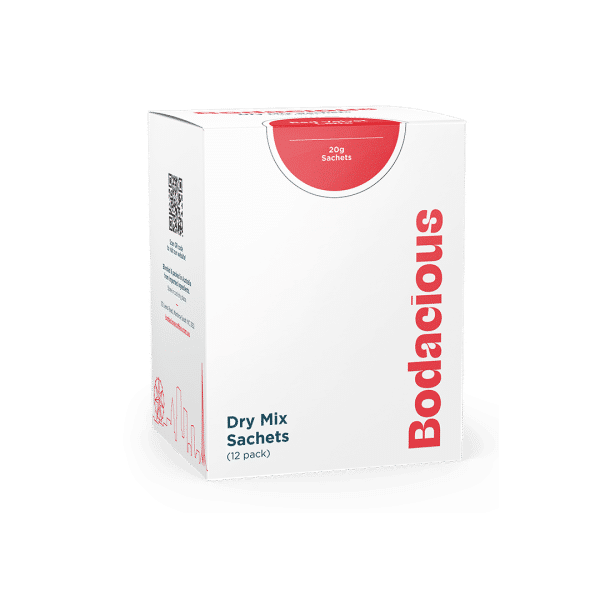 Bodacious Dry mix Sachet box - Red Velvet Latte